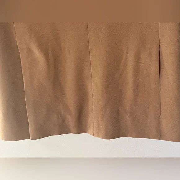 Women’s Babaton Forte Blazer Open Front Tan Blazer Jacket - Picture 7 of 11